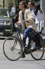 KERI RUSSELL Out and About in Brooklyn 04/28/2015