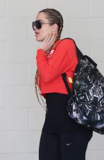 KHLOE KARDASHIAN Arrives at a Gym in Beverly Gills 04/29/2015