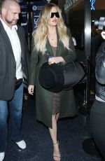 KHLOE KARDASHIAN Arrives at Los Angeles International Airport