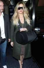 KHLOE KARDASHIAN Arrives at Los Angeles International Airport