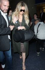 KHLOE KARDASHIAN Arrives at Los Angeles International Airport