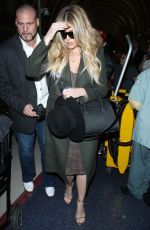 KHLOE KARDASHIAN Arrives at Los Angeles International Airport