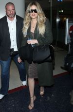 KHLOE KARDASHIAN Arrives at Los Angeles International Airport