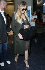 KHLOE KARDASHIAN Arrives at Los Angeles International Airport
