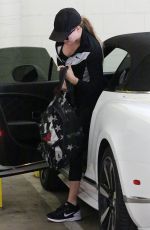 KHLOE KARDASHIAN at a Gym in Beverly Hills 04/21/2015