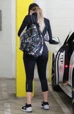 KHLOE KARDASHIAN at a Gym in Beverly Hills 04/21/2015