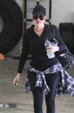 KHLOE KARDASHIAN at a Gym in Beverly Hills
