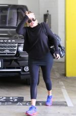 KHLOE KARDASHIAN in Tights at a Gym in Beverly Hills