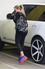 KHLOE KARDASHIAN in Tights at a Gym in Beverly Hills