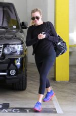 KHLOE KARDASHIAN in Tights at a Gym in Beverly Hills