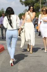 KIM and KHLOE KARDASHIAN, and KENDALL and KYLIE JENNER Out in Agoura Hills