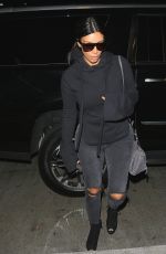 KIM KARDASHIAN Arrives at LAX Airport in Los Angeles 04/20/2015