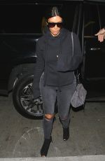KIM KARDASHIAN Arrives at LAX Airport in Los Angeles 04/20/2015
