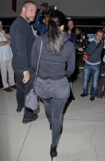 KIM KARDASHIAN Arrives at LAX Airport in Los Angeles 04/20/2015