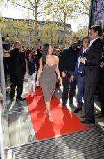 KIM KARDASHIAN at Kardashian Beauty Hair Launch in Paris