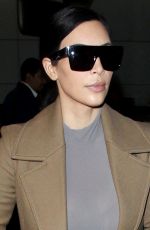 KIM KARDASHIAN at LAX Airport in Los Angeles