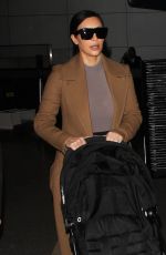 KIM KARDASHIAN at LAX Airport in Los Angeles