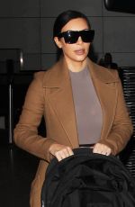 KIM KARDASHIAN at LAX Airport in Los Angeles