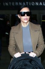 KIM KARDASHIAN at LAX Airport in Los Angeles