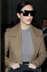 KIM KARDASHIAN at LAX Airport in Los Angeles