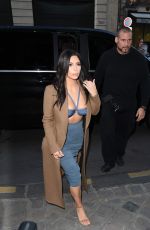 KIM KARDASHIAN at Montaigne Market in Paris