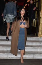 KIM KARDASHIAN at Montaigne Market in Paris