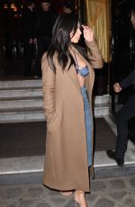KIM KARDASHIAN at Montaigne Market in Paris