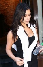 KIM KARDASHIAN heading to a Gym in Paris