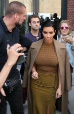 KIM KARDASHIAN Leaves Her Apartment in New York 04/22/2015