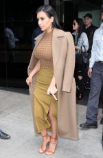 KIM KARDASHIAN Out and About in New York 04/22/2015