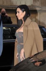 KIM KARDASHIAN Out and About in Paris