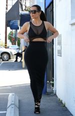 KIMKARDASHIAN Out and About in Studio City