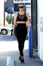 KIMKARDASHIAN Out and About in Studio City