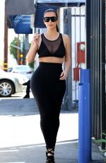 KIMKARDASHIAN Out and About in Studio City