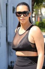 KIMKARDASHIAN Out and About in Studio City