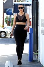 KIMKARDASHIAN Out and About in Studio City