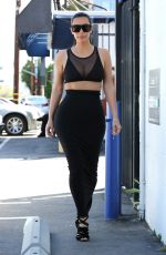 KIMKARDASHIAN Out and About in Studio City