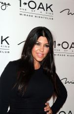 KOURTNEY KARDASHIAN Celebrates Her 36th Birthday at 1oak Nightclub Las Vegas