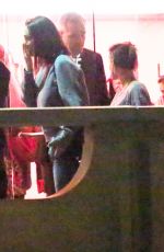 KRISTEN STEWART and Friends at The LACMA Café in Los Angeles