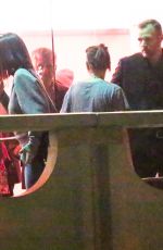 KRISTEN STEWART and Friends at The LACMA Café in Los Angeles