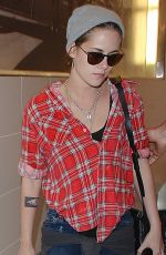 KRISTEN STEWART Arrives at Los Angeles International Airport