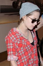 KRISTEN STEWART Arrives at Los Angeles International Airport