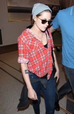 KRISTEN STEWART Arrives at Los Angeles International Airport