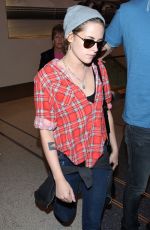 KRISTEN STEWART Arrives at Los Angeles International Airport