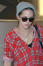 KRISTEN STEWART Arrives at Los Angeles International Airport