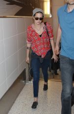 KRISTEN STEWART Arrives at Los Angeles International Airport