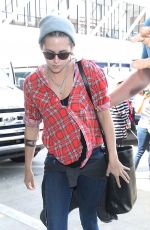 KRISTEN STEWART Arrives at Los Angeles International Airport