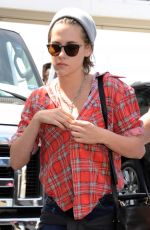 KRISTEN STEWART Arrives at Los Angeles International Airport
