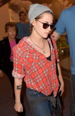 KRISTEN STEWART Arrives at Los Angeles International Airport