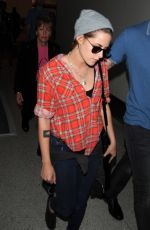 KRISTEN STEWART Arrives at Los Angeles International Airport